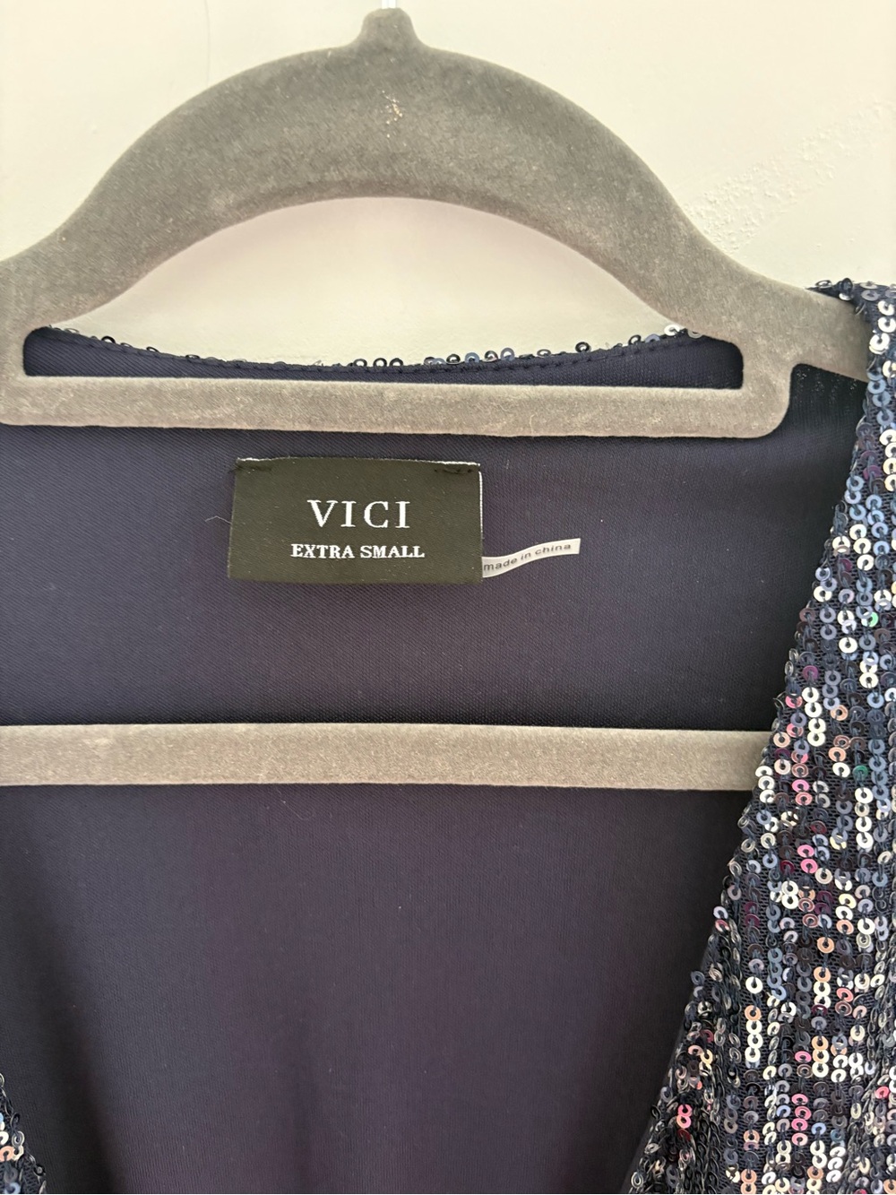 Vici Shine Bright Sequin Romper‎ - Picture 4 of 5